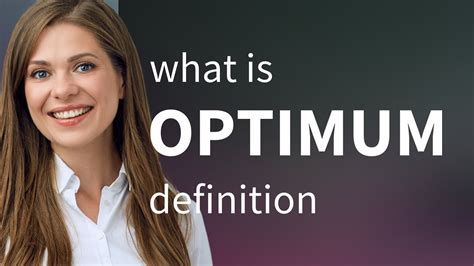optimum results meaning|OPTIMUM RESULTS definition and meaning .
